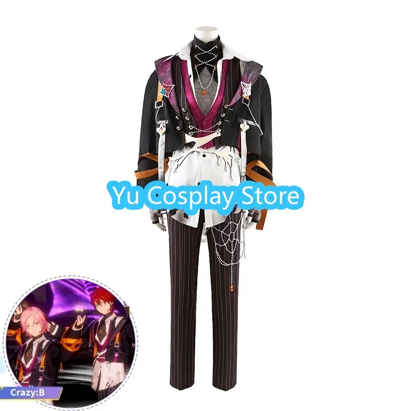 Game Ensemble Stars Helter-Spider CrazyB Oukawa Kohaku Cosplay Costume Anime Clothing Halloween Party Suits Custom Made