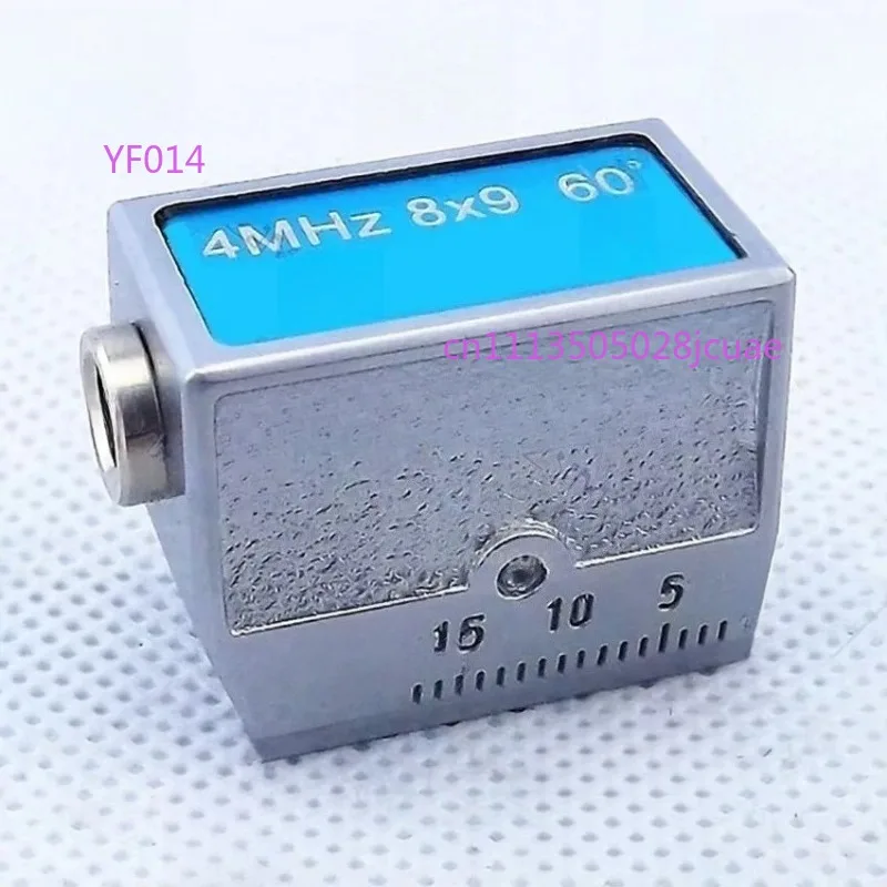 45/60/70 Degree Ultrasonic Beam Probe, 4MHz 8x9mm Transducer for Industrial Flaw Detection