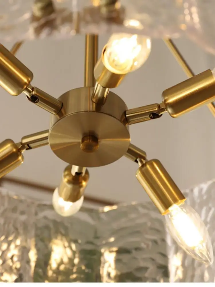 Modern High End Crystal Hanging Light Indoor Luxury Chandelier Kitchen Island Droplight Parlor Dining Study Room Pendant Lights