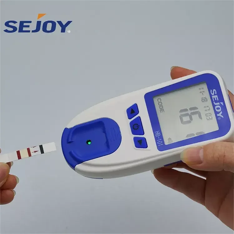 hot sell HB ANALYZER Portable Handheld Hemoglobin Meter Test/hba1c Analyzer With Hemoglobin Test Strips