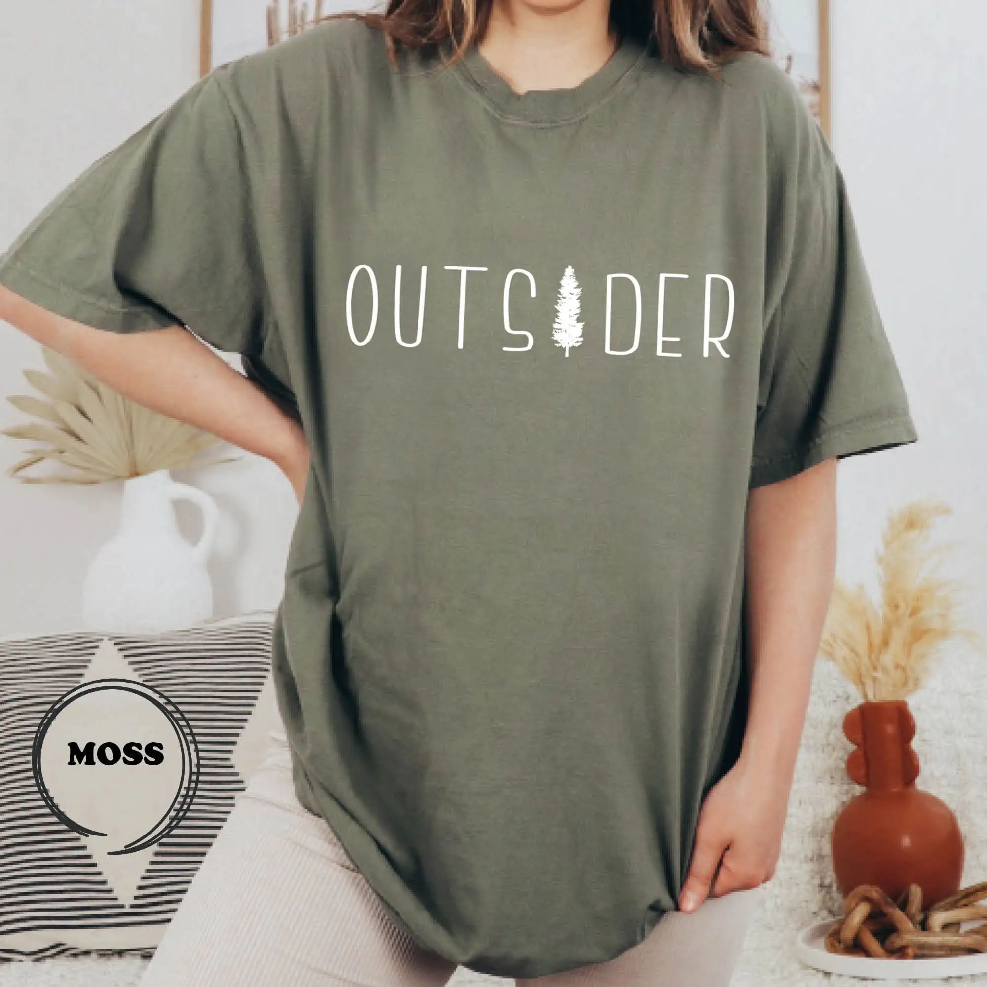 Comfort Colors Outsider T Shirt Mountain Climbing Nature Life Camping Trendy Outdoor Enthusiast Hiking