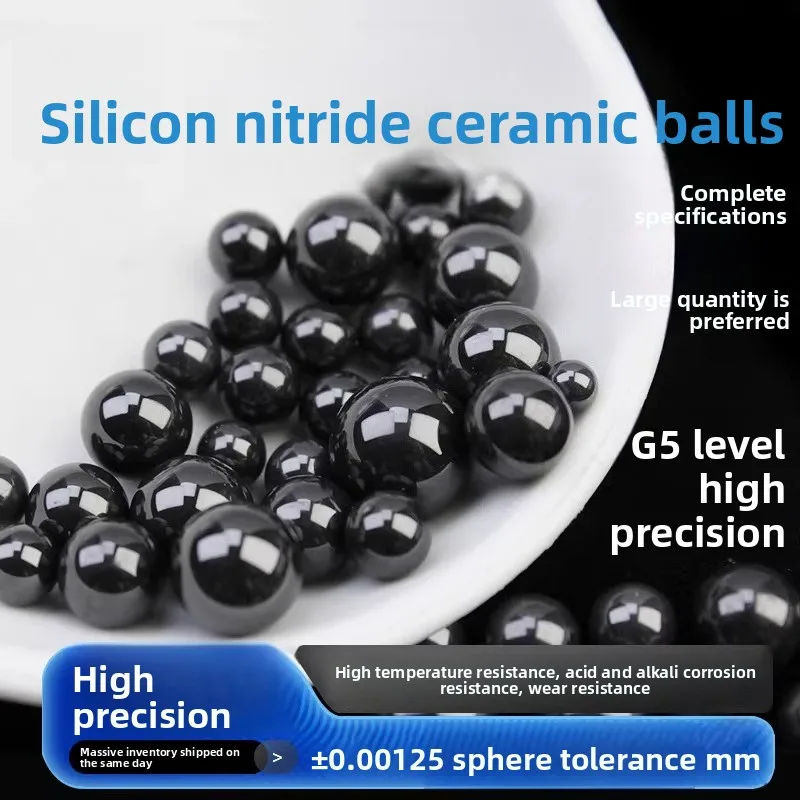 10/50pcs Silicon Nitride Ceramic Balls 1.588mm 2.778mm 3.969mm 4.763mm 5.953mm  G5 Precision Ceramic Bearing Ball Bead