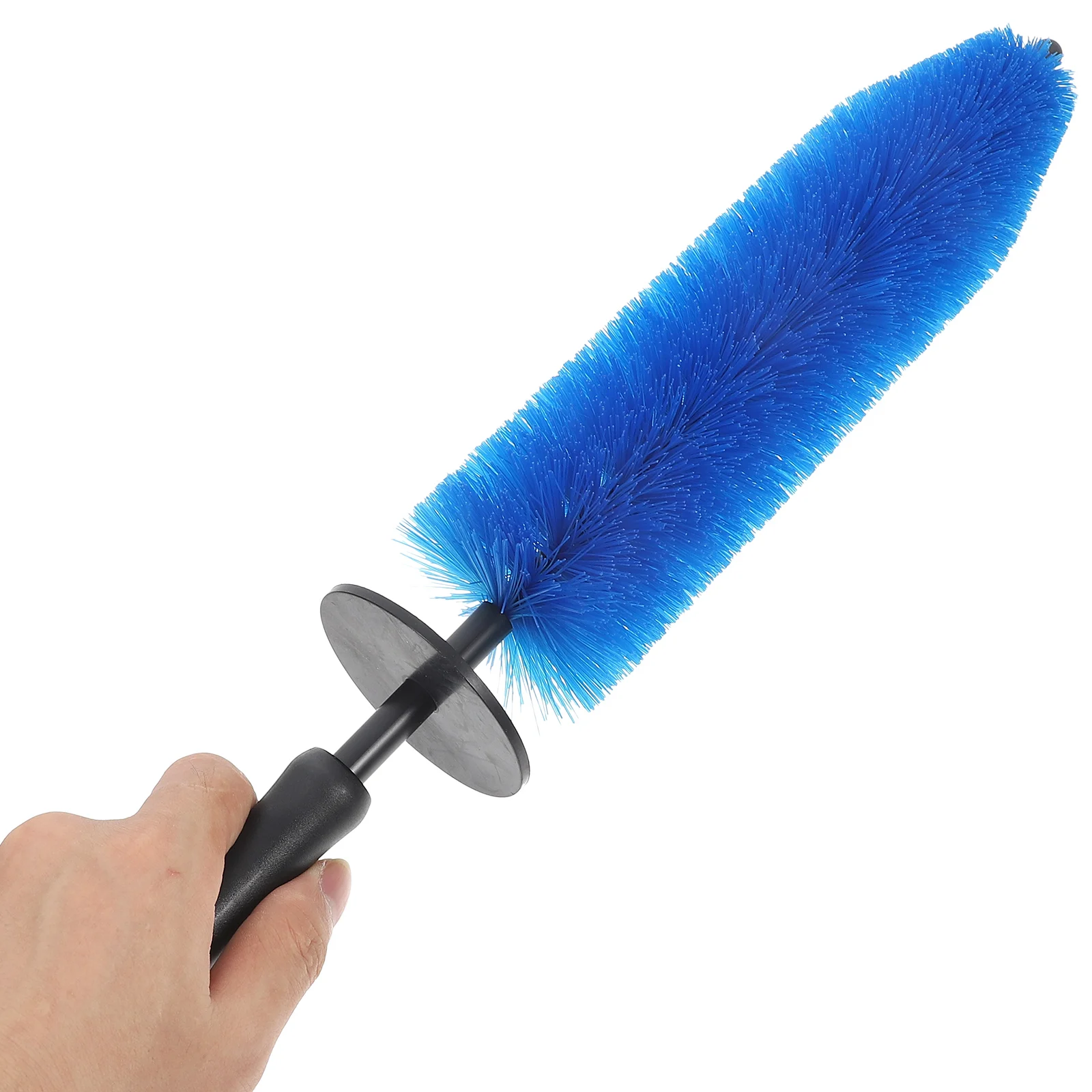 

Wheel Hub Cleaning Brush Car Tire Pure Blue Detailing Tool PP Iron Material Long Lasting Suitable Various Areas