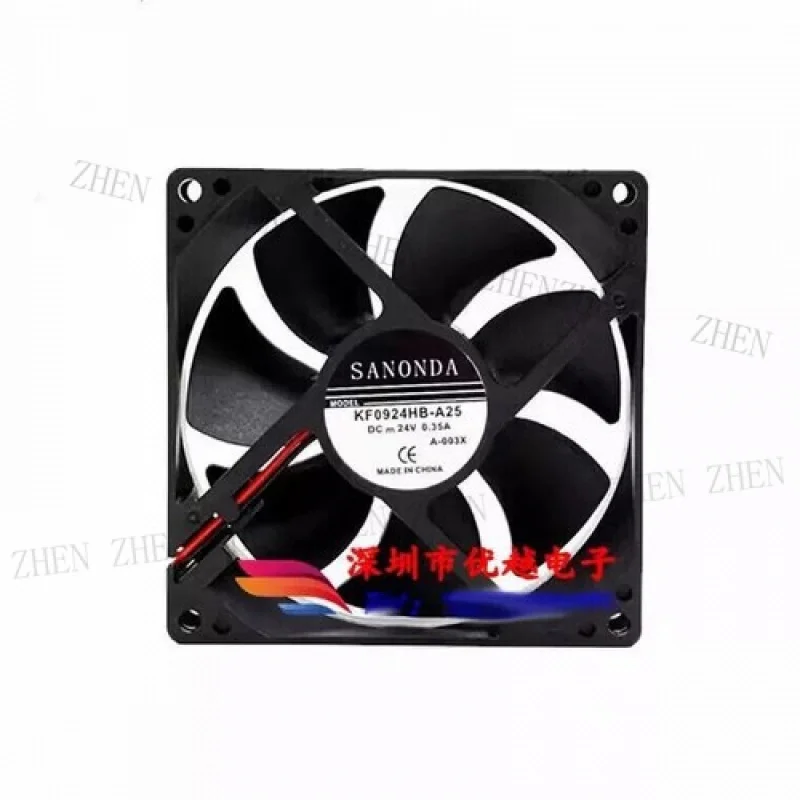 

Y 1 шт. Новинка для KF0924HB-A25 9025 DC 24 В 0,35 А 9 см 2-проводной инверторный охлаждающий вентилятор