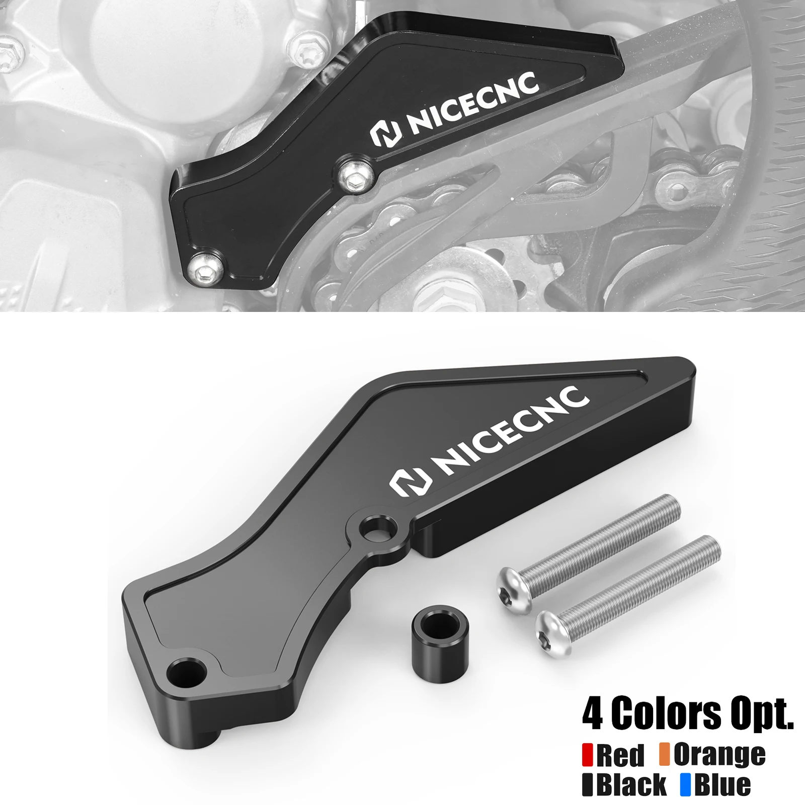 

NICECNC For Husqvarna FE 250 FE 350 2017-2023 FC 250 FC 350 FX 350 4T Case Saver Sprocket Guard For KTM EXCF 250 EXC 350F