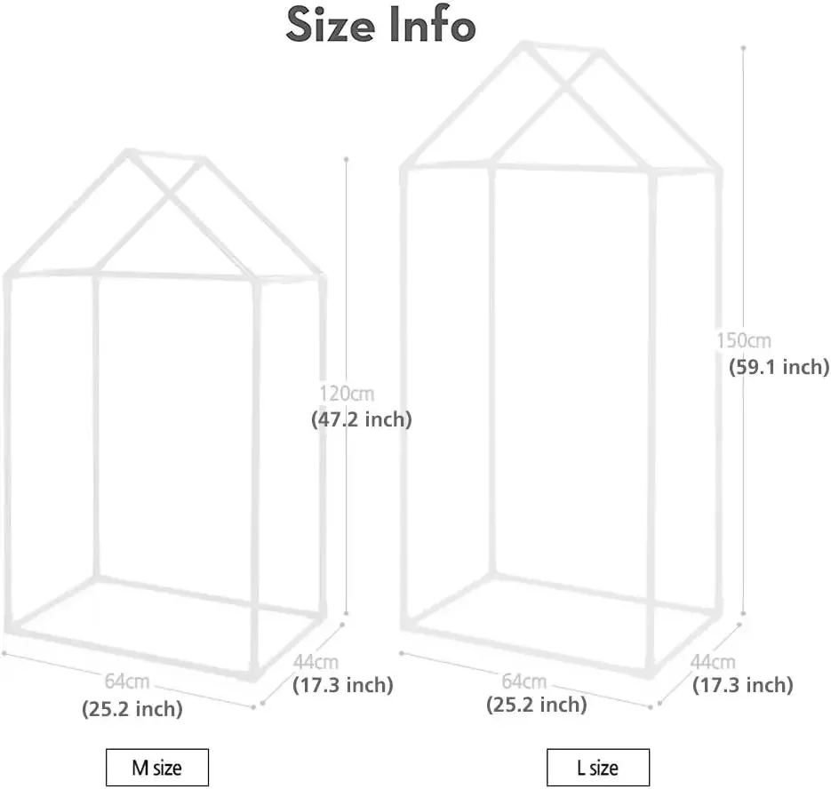 رف ملابس لخزانة الأطفال مع إطار منزلي لطيف، مصنوع يدويًا بجودة ممتازة، ألومنيوم خفيف للغاية، أبيض متوسط #3