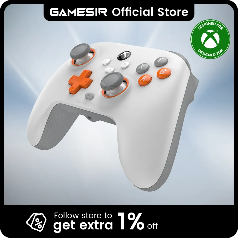 GameSir T7 com fio para Xbox, com joystick Hall Effect, compatível com Xbox Series X, Xbox Series S e Xbox One.