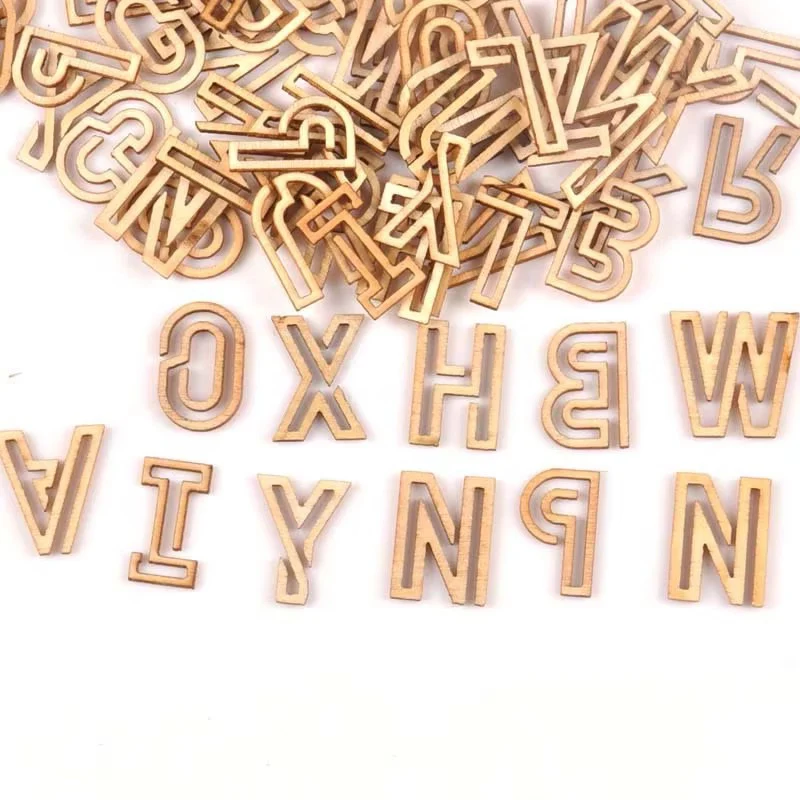 Hollow Wood Alphabet Set 5