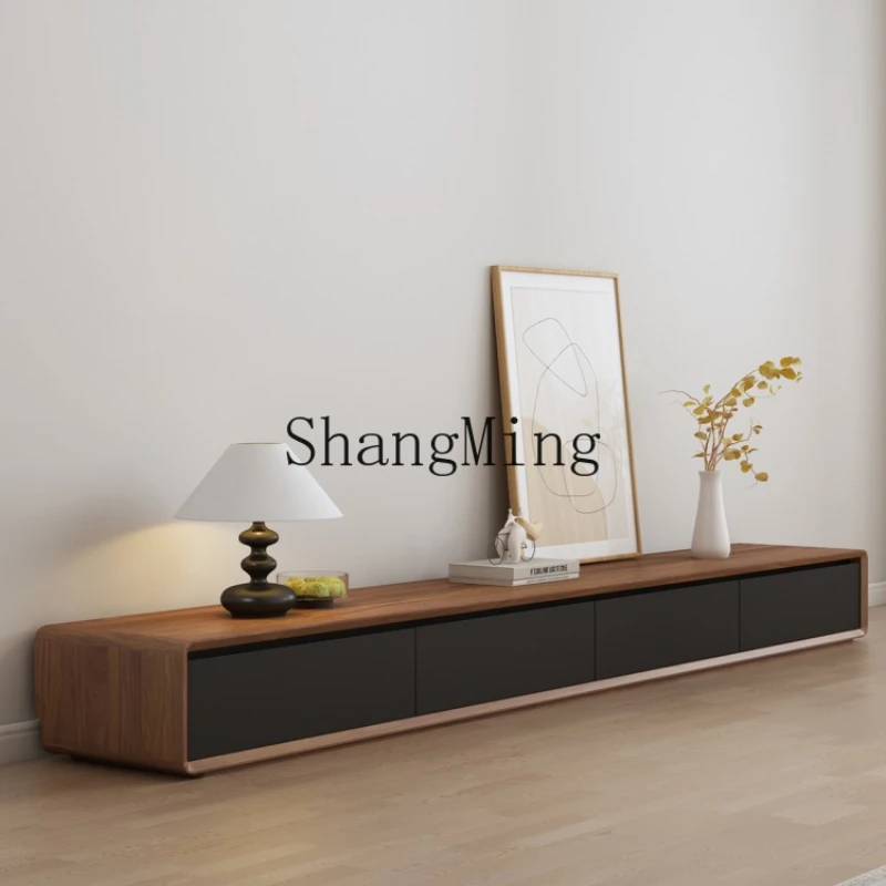 

DHY living room home TV cabinet coffee table combination small apartment floor TV cabinet
