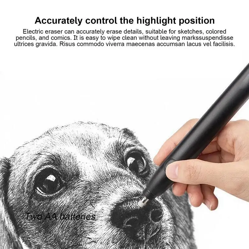 ممحاة رسم آلية قابلة لإعادة الشحن ، 20 عبوات ، أداة فنان لرسم أقلام الرصاص ورسم الصياغة