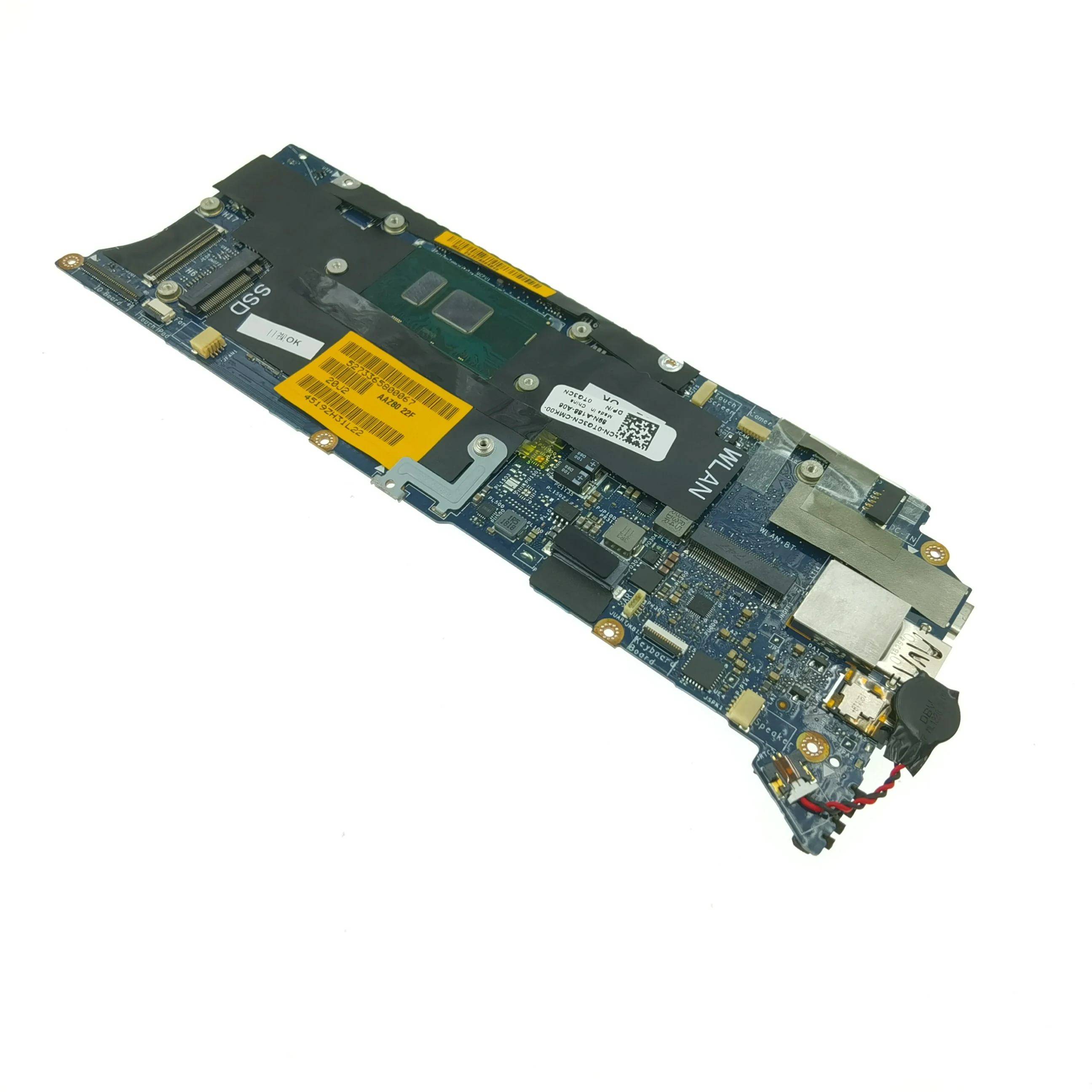 AAZ80 LA-C881P 마더보드, Dell XPS 13 9350 노트북 마더보드용 i5-6200 i5-6300 i7-6500 CPU 포함 4GB/8GB/16GB RAM CN-0TG3CN
