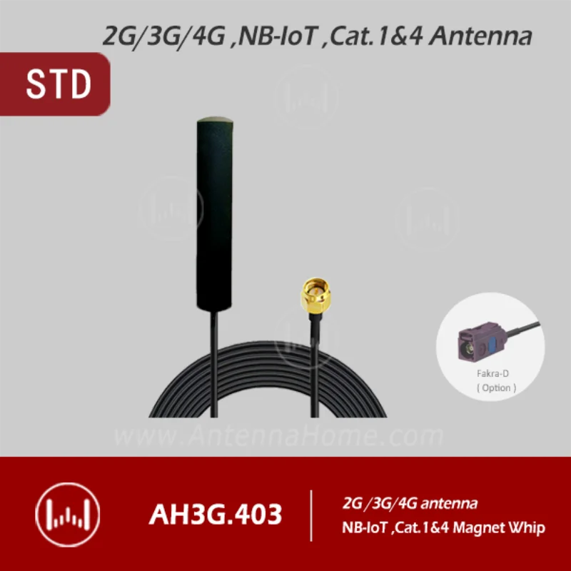 AntennaHome Plaster Antenna,Telecommunication equipment for 2G/3G/4G,NB-IoT,CAT.1&4, Remote /Transfer /Recciever AH3G.403