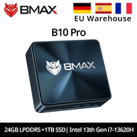 BMAX B10 Pro Mini PC Intel 13th Gen i7-13620H 10 Cores Max 4.9GHz 24GB LPDDR5 RAM 1TB SSD WiFi 6 Bluetooth 5.2