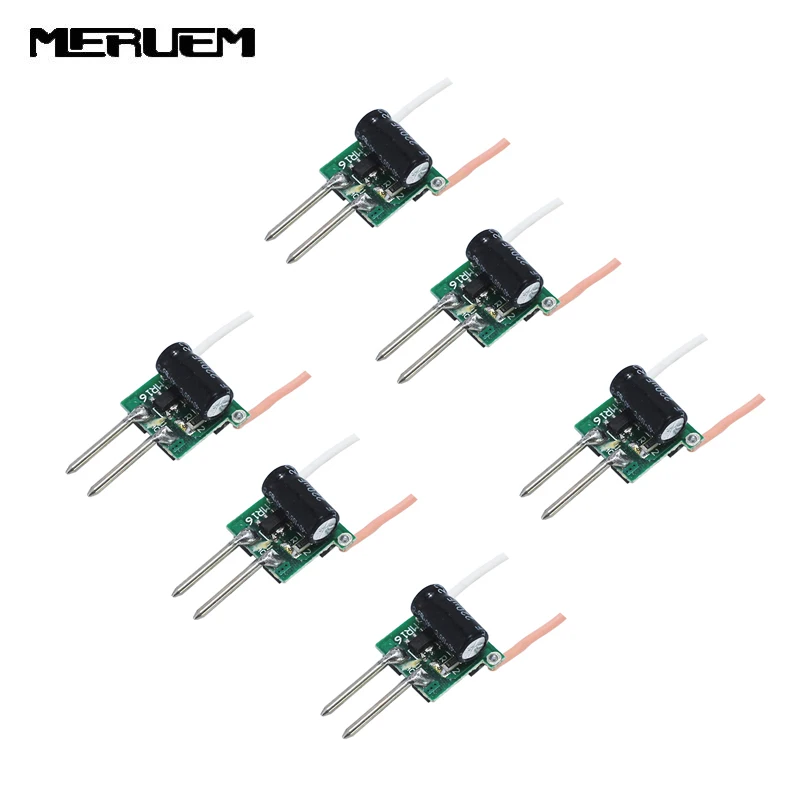 6pcs/lot MR16 DC12V Lighting Transformer output DC9-10V Current 300mA 3*1W led Drivers for 3W MR16 Spotlights