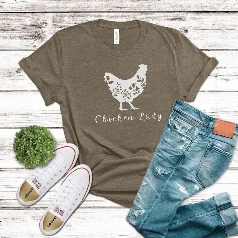 Blessed Shirt, Women Chicken T-Shirt, Love Chickens, Funny Farmer Shirt