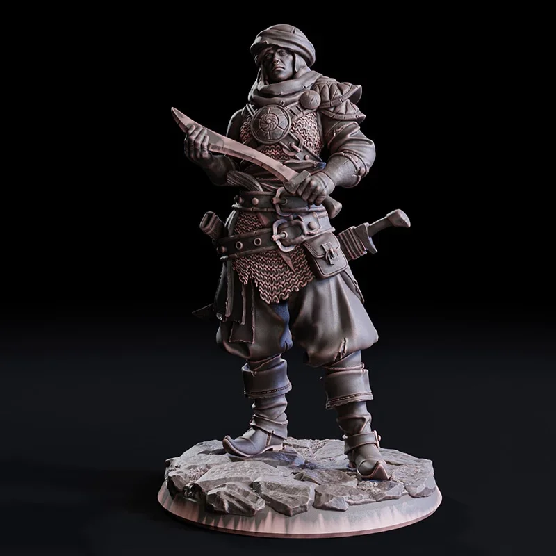 

1/18 100mm 1/24 75mm Resin Model Kits Mongolia Warrior Fighter Unpainted Figure No Color RW-1190