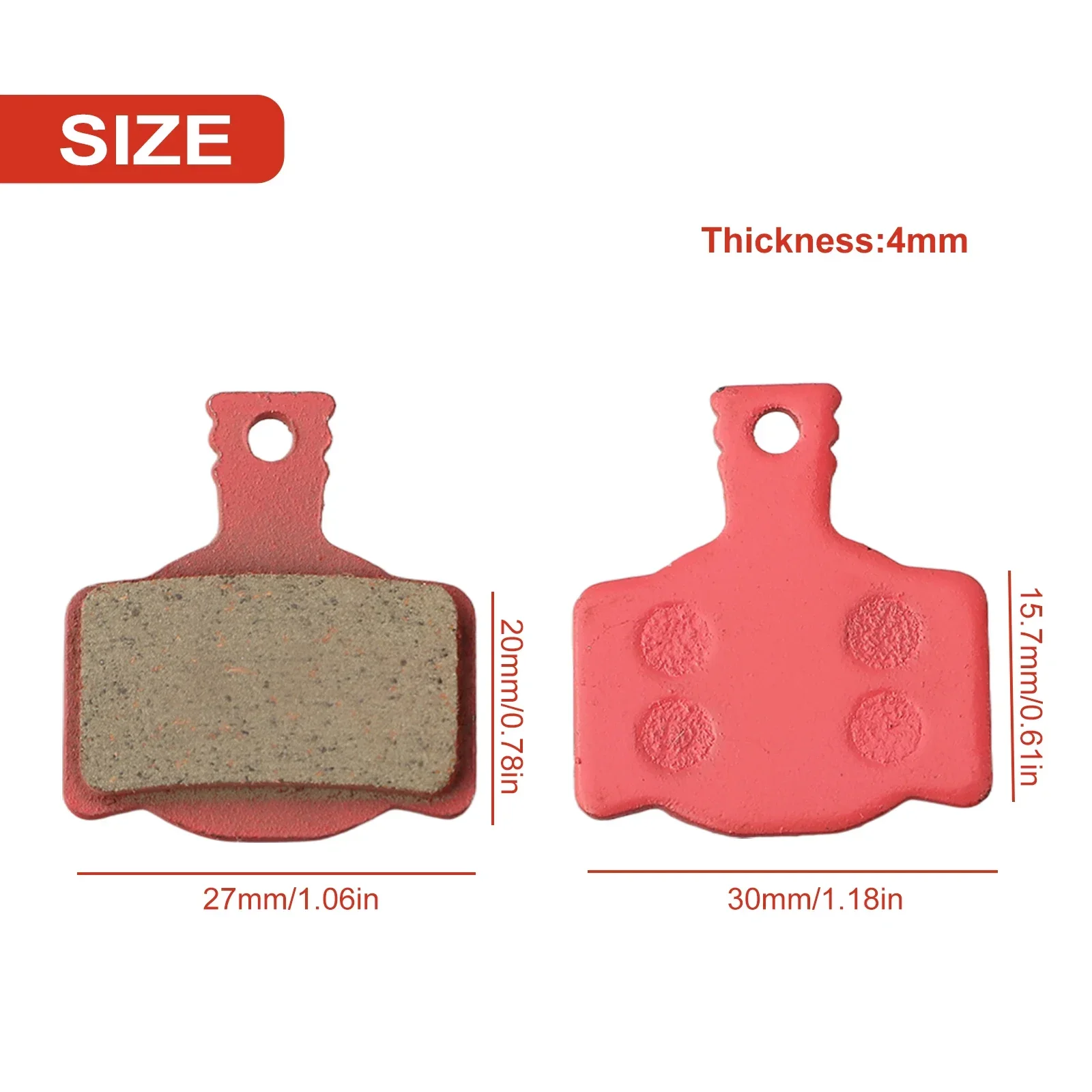 Reliable and efficient brake performance with Bike Bicycle Ceramics Disc Brake Pads for Magura MT2/MT4/MT6/MT8 DK 17