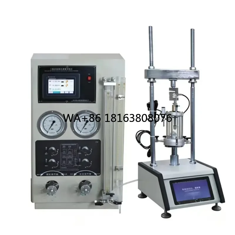 TSZ-6A Strain-Controlled Triaxial Apparatus 60KN Laboratory Testing Equipment Soil Triaxial Test Apparatus
