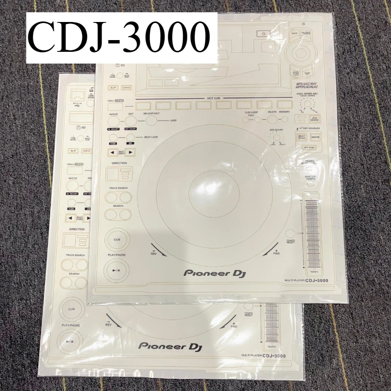 Not DJ controller!Pioneer CDJ3000 CDJ-3000 Disc Player Film PC Imported Fully Protected External Panel Sticker