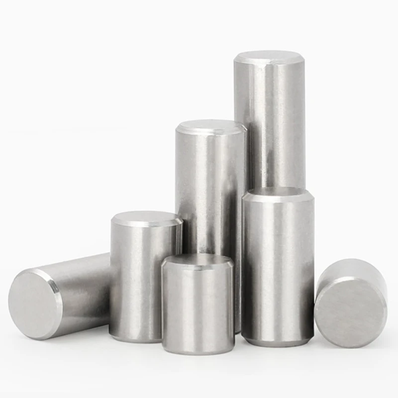 GB119 paspennen M1 M1,5 M2 M2,5 M3 M4 M5 M6 cilindrische pen lokaliseren 304 roestvrij staal vaste as massieve staaf lengte 4 mm ~ 100 mm