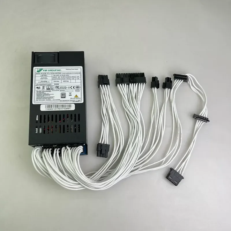 for Quanhan 500W FSP Module Power Supply Silent ITX PSU for NAS and Switch
