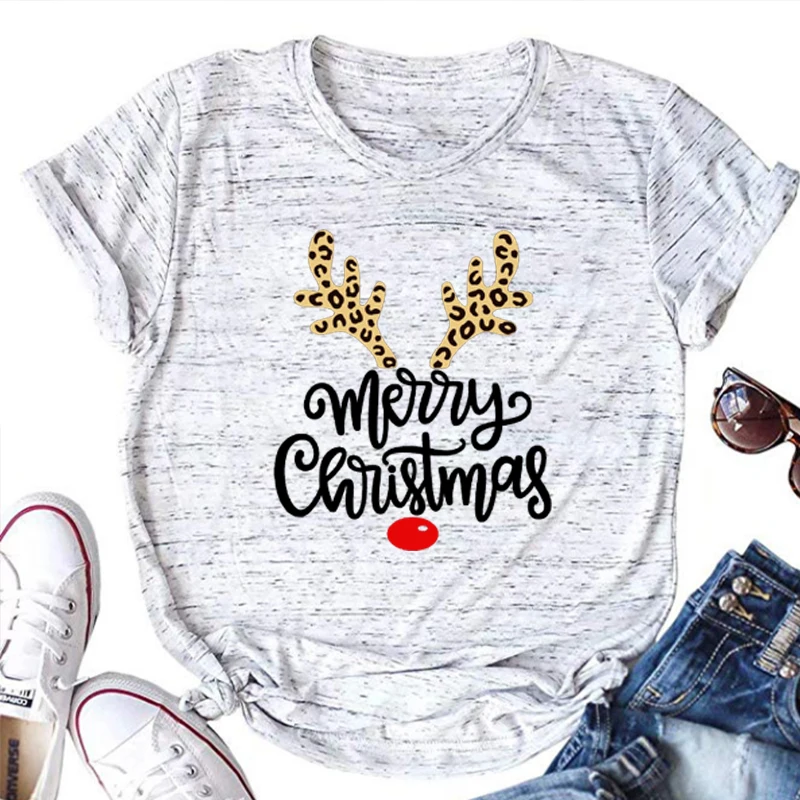 Merry Christmas Reindeer Shirt Reindeer Tshirt Christmas Family Shirts Christmas Gift Merry Christmas Vintage Clothes  L