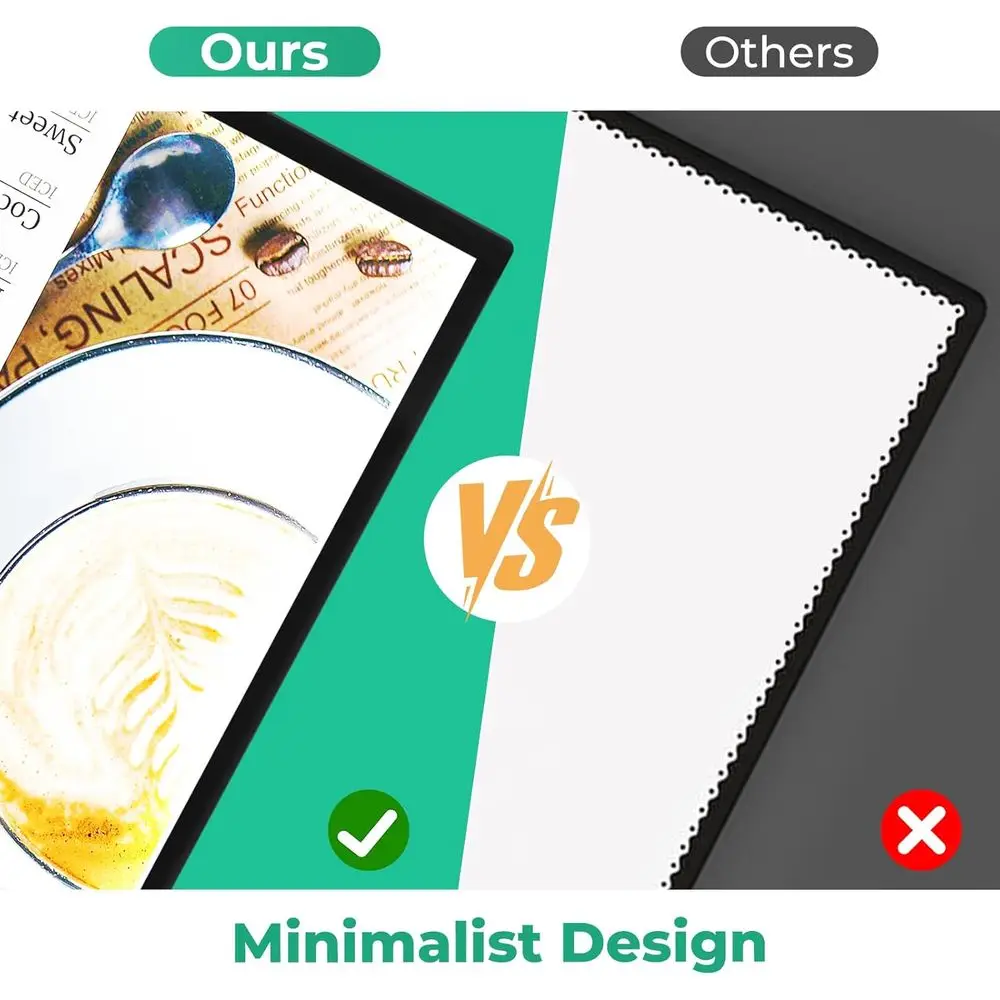 11x17 Tabletop LED Sign Holder Light Up Menu Board Backlit Poster Advertising Display Light Box or Restaurant, Bar, Hotel, Event