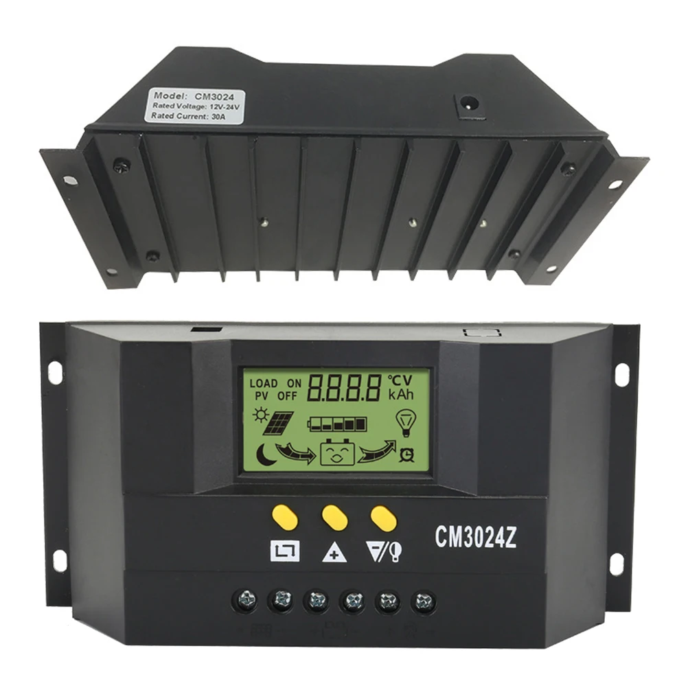 

Solar Controller Panel Voltage Regulator 12v Liquid Crystal Charge LCD Display