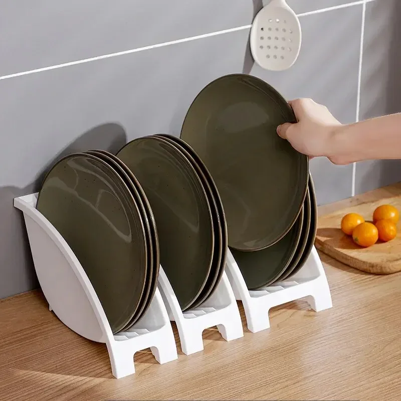 Multifunction Bowl Storage Box Minimalist Household Storage Tools Tableware Bowl and Plate Rack Kitchen Plate Drain Storage Rack