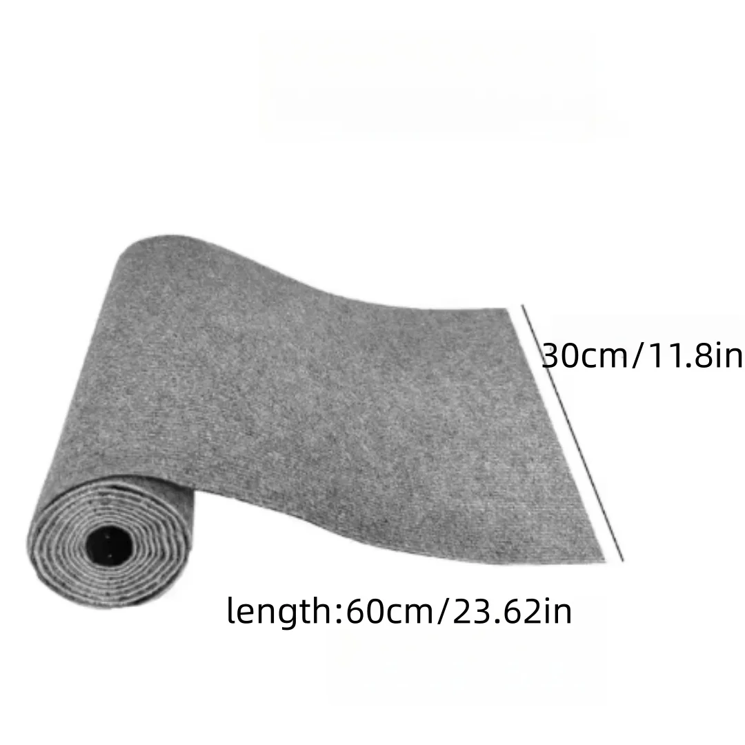 Customizable Cats Tree Guard Mats Anti Slip Adhesive Backing Heavy Duty Polyester Floor Protectors