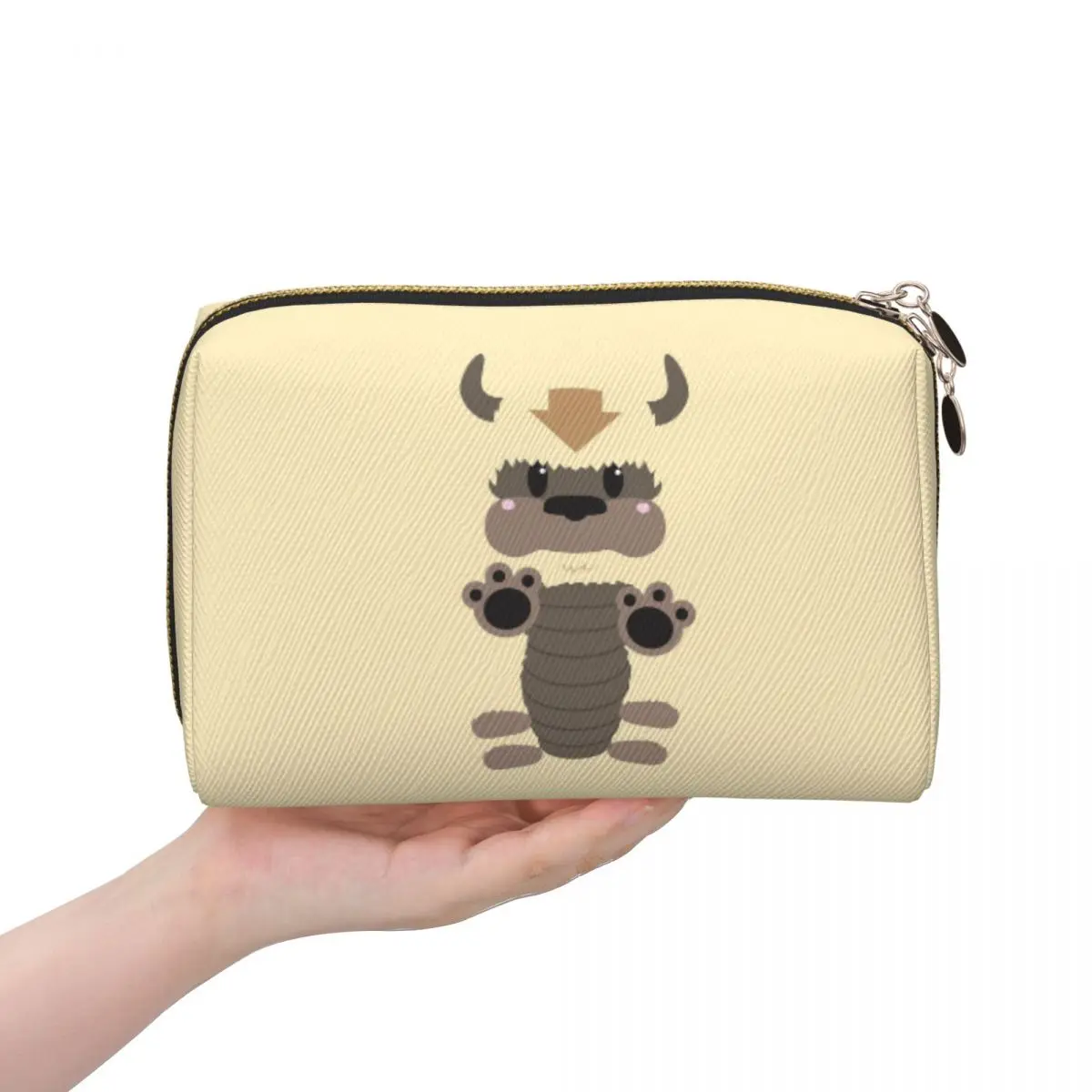 Appa Block Avatar The Last Airbender Women Cosmetic Bags Travel Makeup Organizer Pouch Toiletry Storage Dopp Kit Box