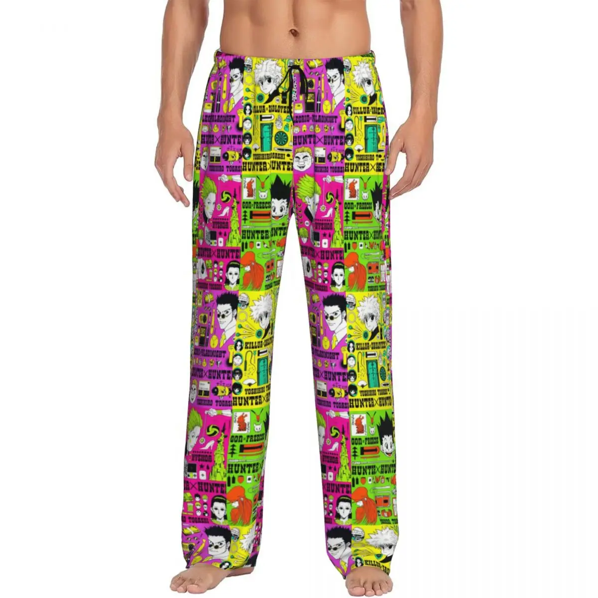 

Custom Print Men's HXH Anime Pajama Pants Sleepwear Sleep Lounge Bottoms with Pockets