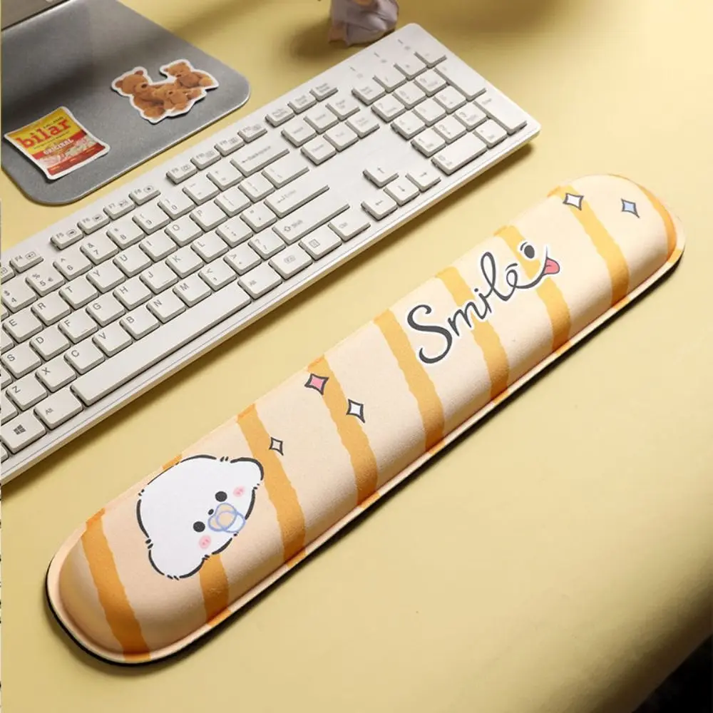 Shy Dog Keyboard&Mouse Wrist Rest Smile Hand Support Cartoon Mouse Rest Pad Foam Kawaii Anime Animal Soft Pad Home