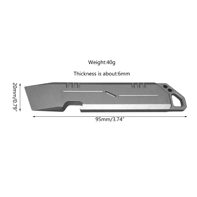 Titaniumlegering Koevoet Koevoet Sloopstangopener Gereedschap Multifunctioneel Dropship