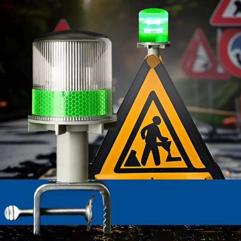 أضواء LED ستروب تعمل بالطاقة الشمسية علامات الطريق فلاش مصباح الصناعية LED أضواء تحذير مقاوم للماء مصباح وامض السلامة لحركة المرور
