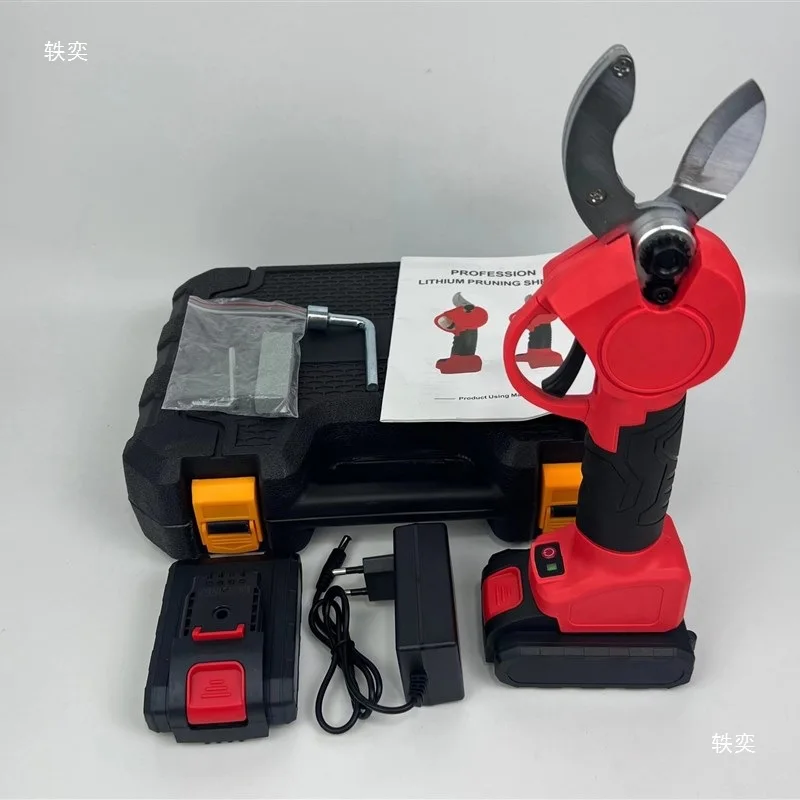 

2025 Brushless electric pruning shears, lithium battery-powered, for pruning thick branches of fruit trees, garden shears
