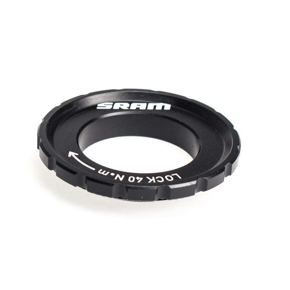 SRAM HUB CENTERLOCK ROTOR DISC LOCKRING BLACK SRAM LOGO QTY 1 11.2018.063.004