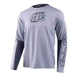 Motocicleta mountain bike jersey de mangas compridas para homens, bicicleta downhill t-shirt, MTB, enduro, DH, MX