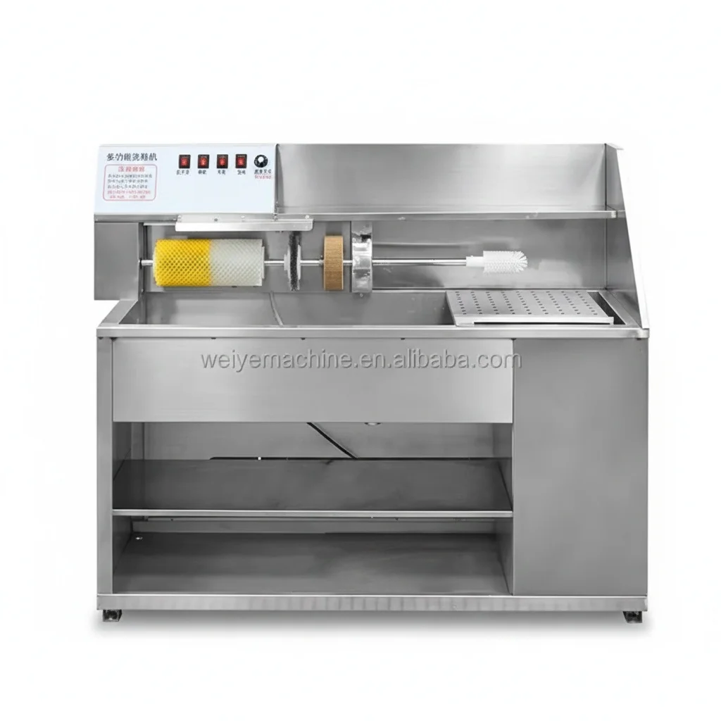 Commercial Shoe Washer, 1.2kw 20A Industrial Washing Machine, Automatic 15-20 Pairs Polishing Drying Sterilizing Unit