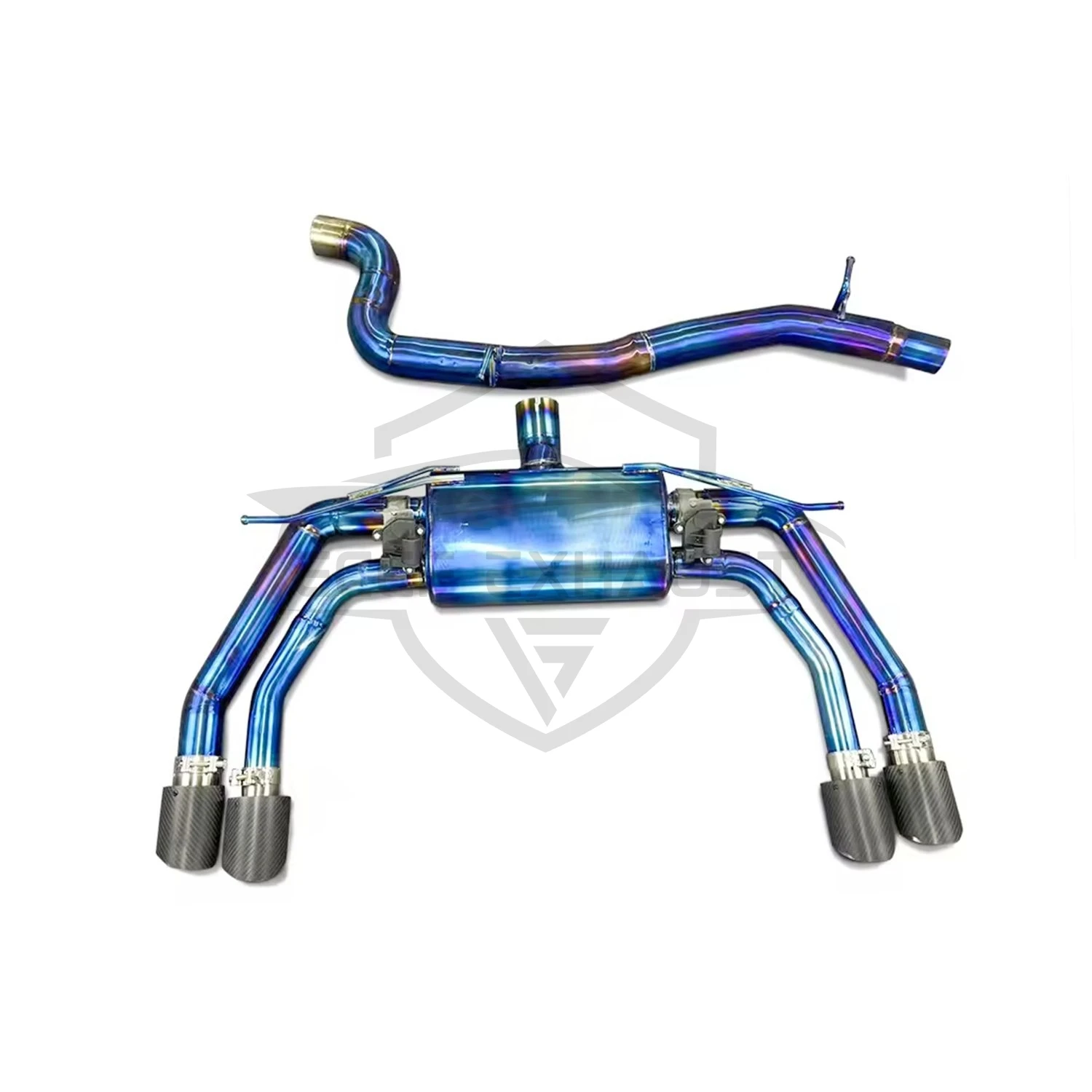 

Aggressive Exhaust Sound Titanium Valved Catback Exhaust For Audi S3 2.0T Performance Upgrade Easy Installation