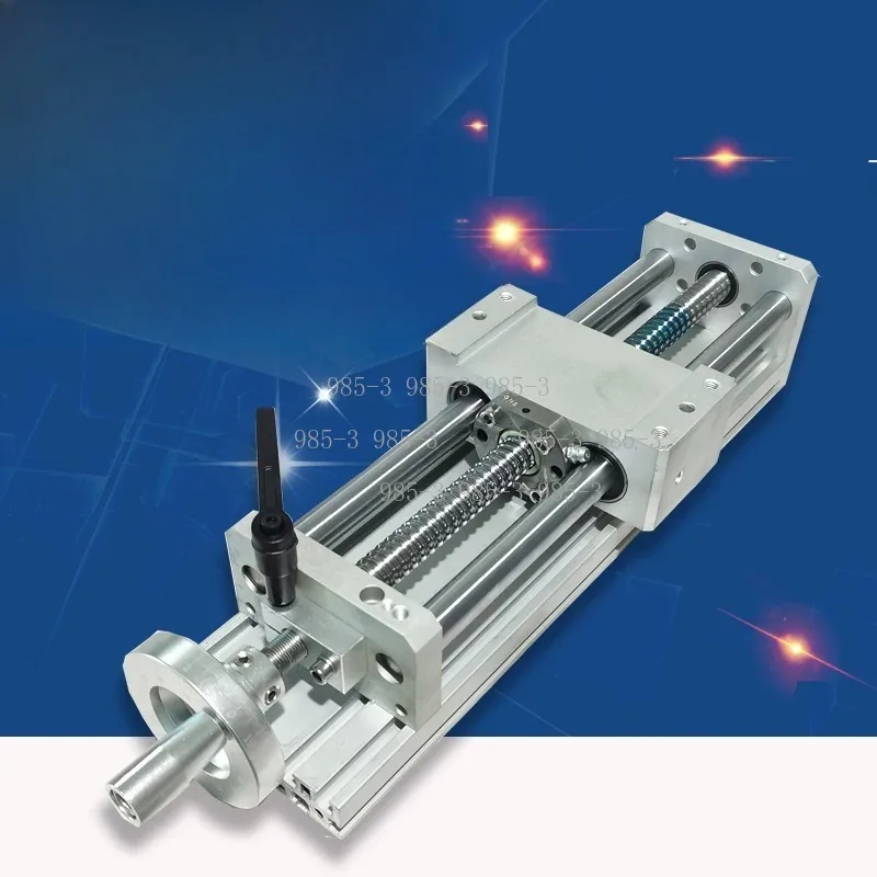 Hand One-word Slide Manual Electric Linear Slid e Linear Guide Precision Ball Screw Slide Module