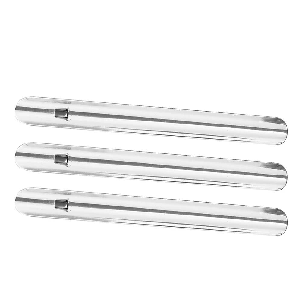 

3pcs Crumb Sweeper Stainless Steel Bread Scraper Table Cleaner Restaurant Home Office Portable Kitchen Servers