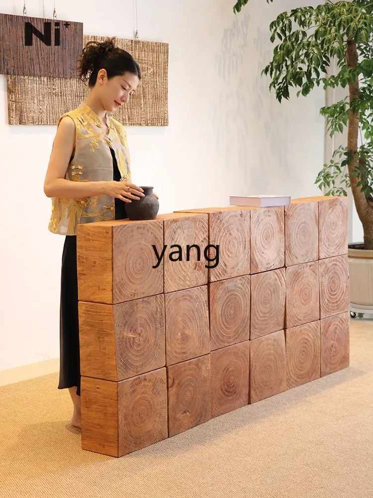 LMM hotel front desk wooden pier checkout page clothing store table solid wood