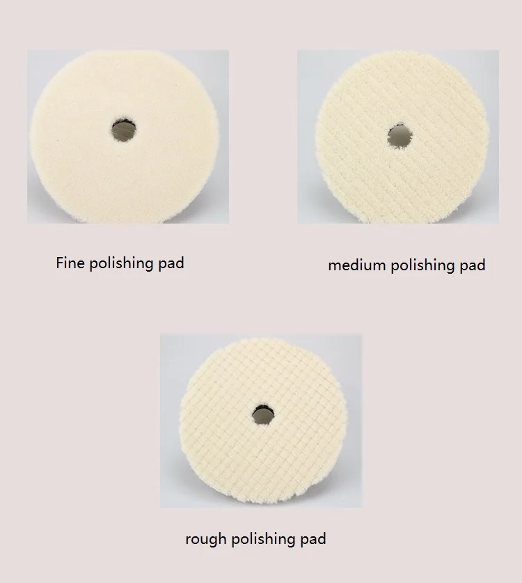 6 Inch Beauty Waxing Self-adhesive Grinding Wool Wheel Polishing Pads Car Polishing Disc Japanese Wool Disc 150mm