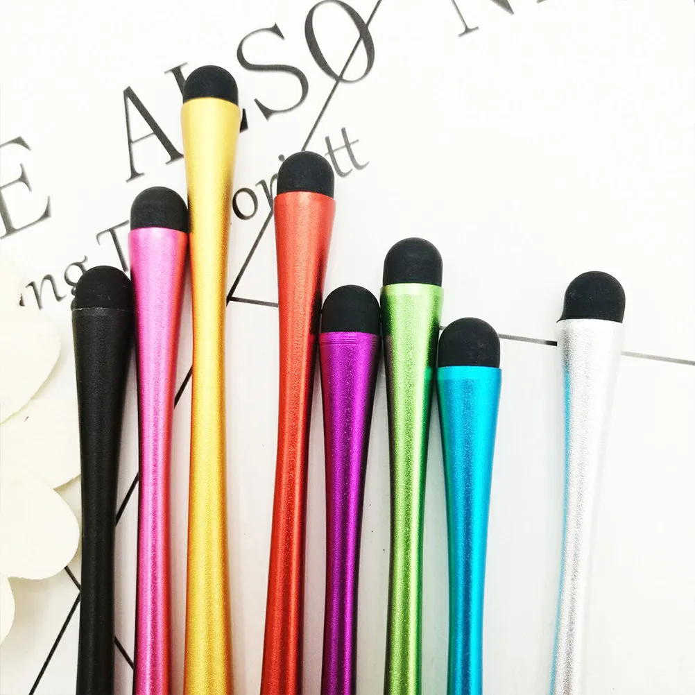 5Pcs Premium Silicone Alloy Slim Waist Stylus Pen for Touch Screen Tablets Phones Drawing Gaming Note Taking Document Marking