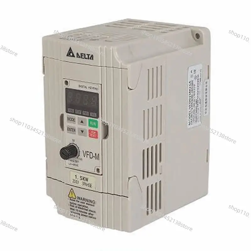 

New Delta Inverter VFD015M21A, 0.4KW /0.75KW/1.5KW, Output Frequency 0.1-400Hz Carrier Frequency Up To 15kHz