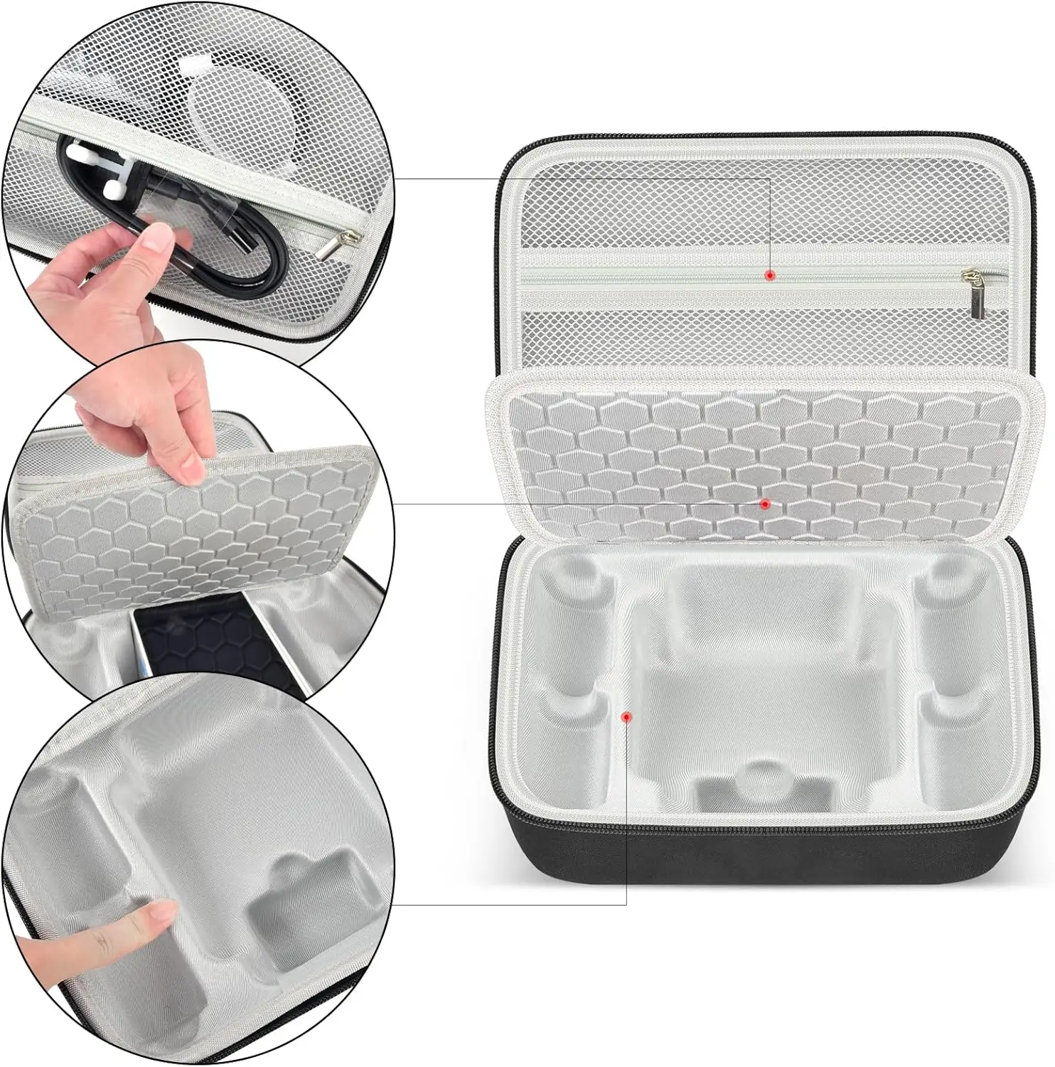 CASE ONLY Case Compatible with Square Terminal Credit Card Reader, Mobile POS Machine Storage Holder