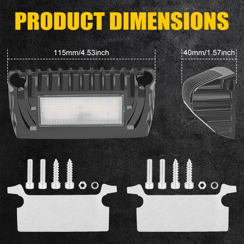 12V RVs Ambient Lights Vehicle Camper Outdoor Lights Caravan Porch Exterior Light Vans Camper Lighting Accessories