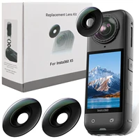 Kit de reemplazo de lentes para Insta360 X5, con 2 lentes reemplazables para Insta 360 X5, además de herramientas para reemplazar y limpiar la lente