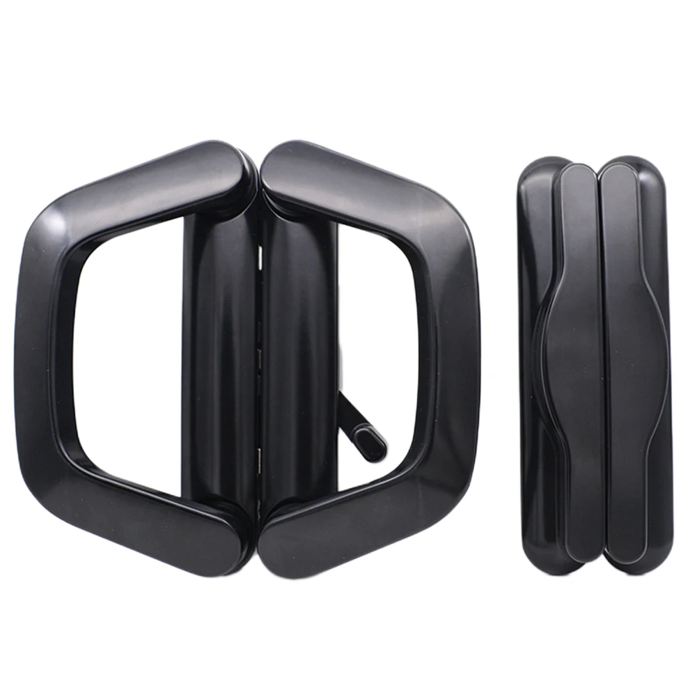 

Installation Complements Any Decor Black Smooth Patio Sliding Door Handle Set Secure Locking Reliable Security